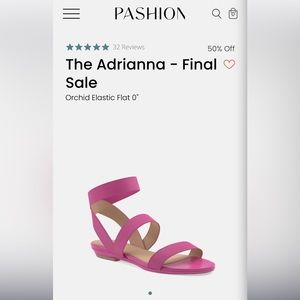Size 5 Orchid Adriana Pashion Footwear Shoes